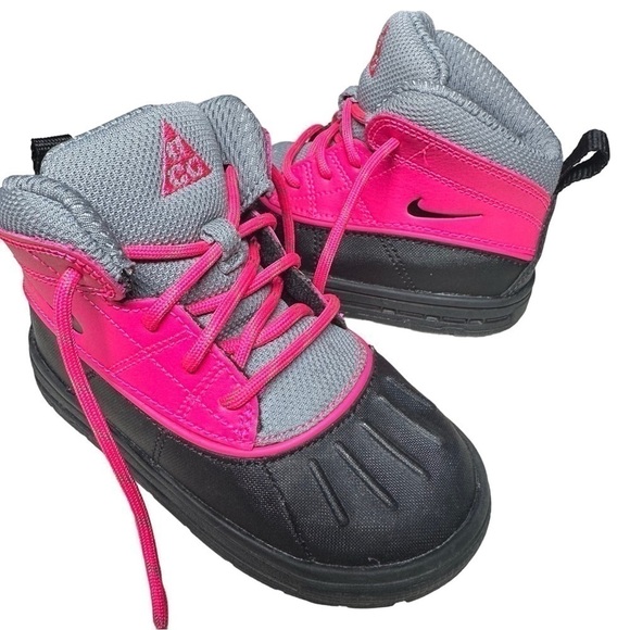 Nike Other - Nike Woodside 2 High (GS) Boots Pink Black Grey kids 8